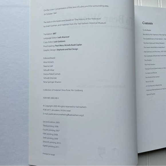 TO BEAR WITNESS Holocaust Remembrance at Yad Vashem Israel Hardcover 2012 VG - Picture 9 of 16